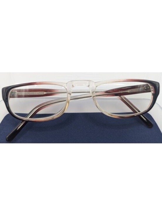 Other - Vintage Military Romco Frames 50-22-145 Brown Clear Fade Gradient Full Rim USA